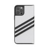 Adidas OR Booklet Case PU iPhone12/12 Pro 6,1 biało czarny/white black 42248